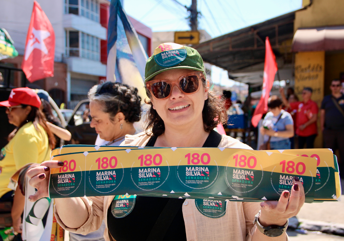 Participe da Campanha Marina Silva 180 - São Paulo Merece Respeito
