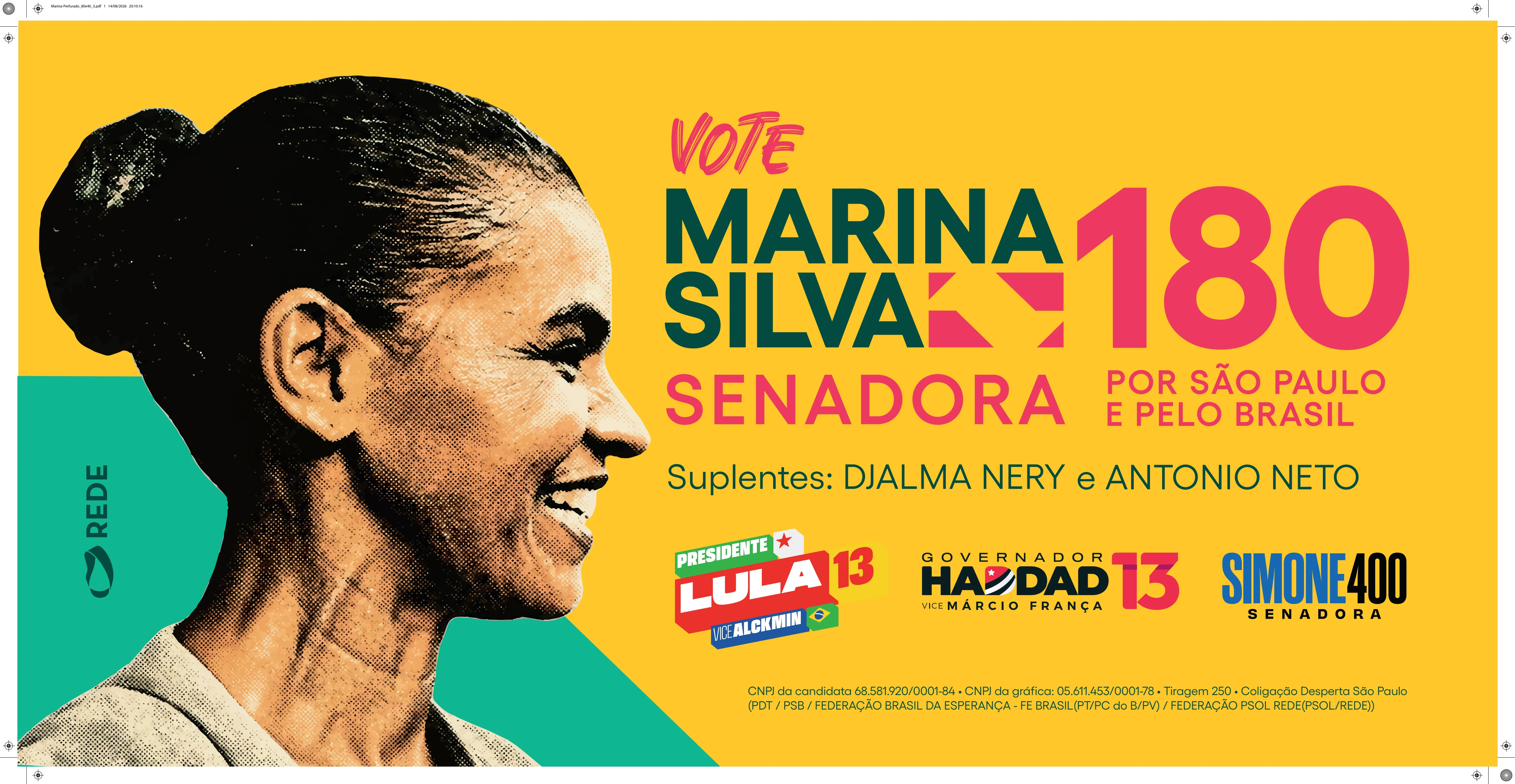 Adesivo Perfurado 80x40cm - Marina Senadora SP