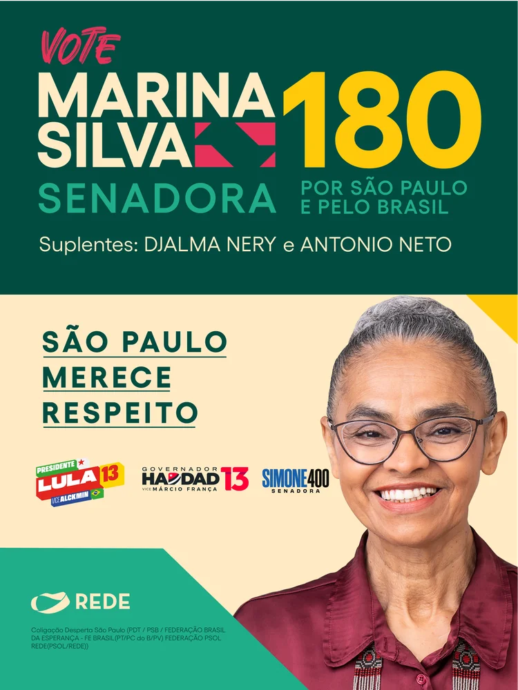 Card Oficial 02 • São Paulo Merece Respeito - Marina Silva 180