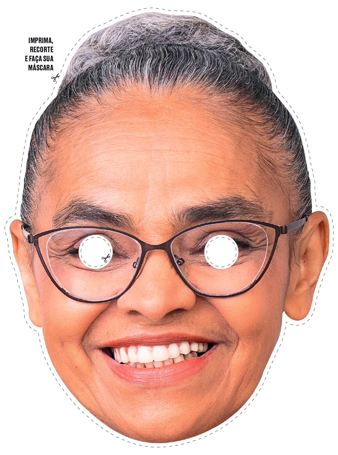 Máscara de Campanha • Marina Silva 180